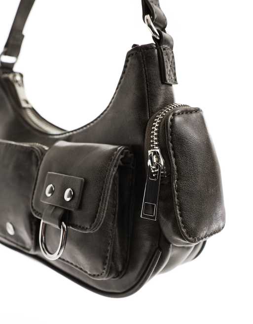 【U LAN】Madeleine Utility Pocket Shoulder Bag Aucuu Women's Multi-Pocket Casual Crossbody Bag