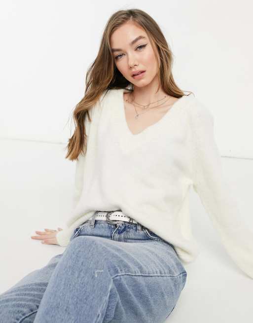 Asos white clearance jumper