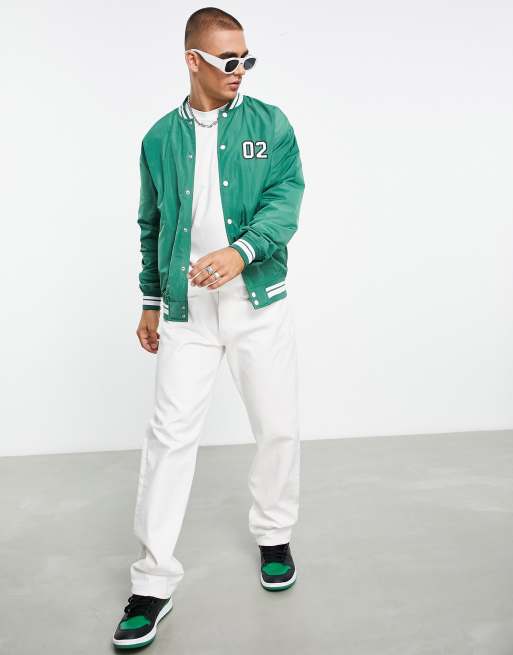 Green Varsity Bomber Jacket (3070409)