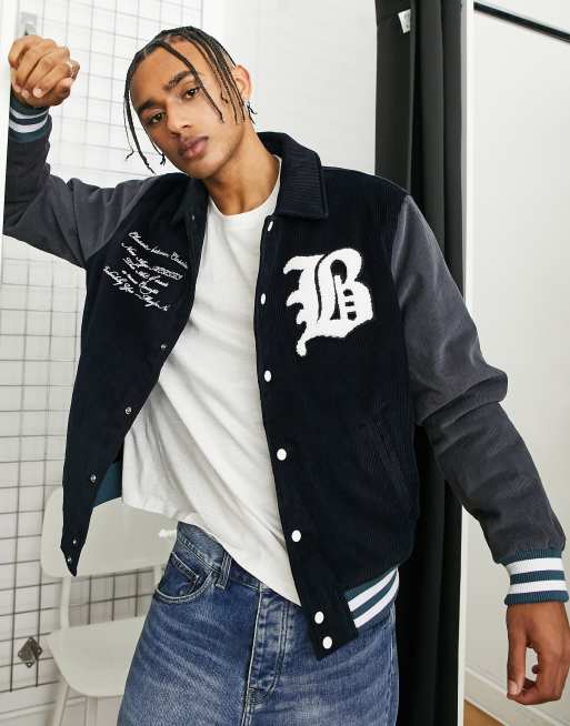 Blue and White MLB Detroit Tigers Varsity Jacket - Jackets Expert