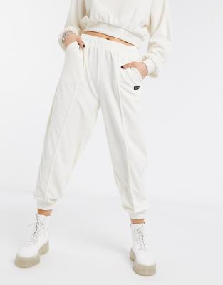 bershka velour jogger