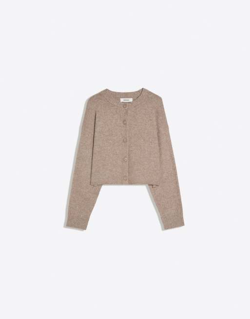 Bershka - Vest met ronde hals en knopen in grijs, 5 van 5