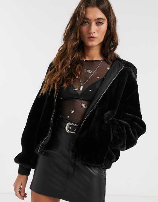 Veste noir bershka new arrivals