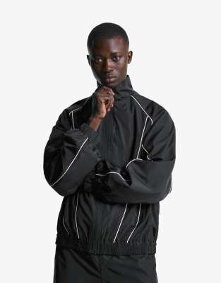 Bershka - Veste de sport technique - Noir