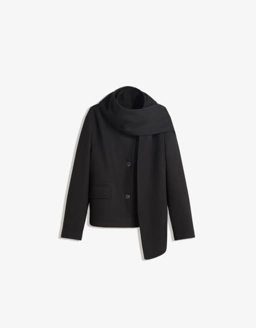Veste Longue Bershka Beige - Taille S - Trench En Polyester/viscose Très Doux - Neuf Avec étiquettes
