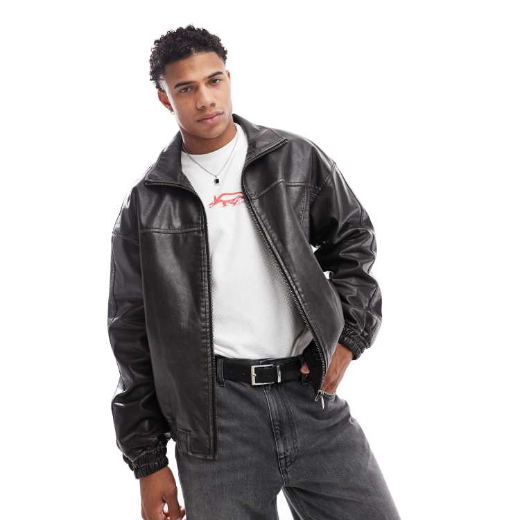 Veste bershka noir hotsell