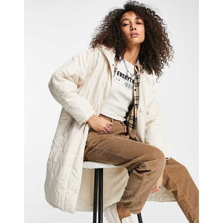 Veste beige bershka hot sale