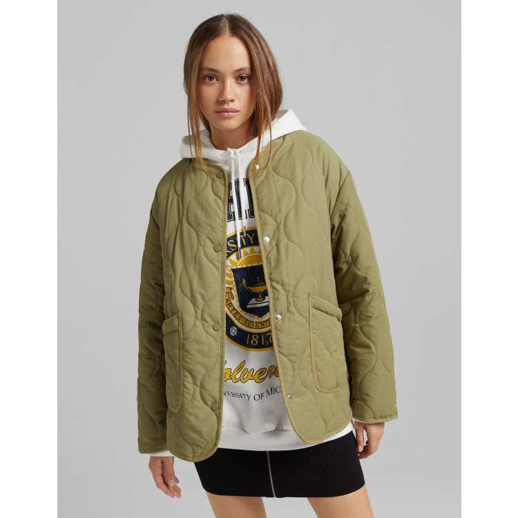 bershka manteau kaki