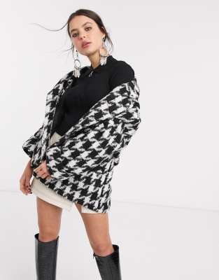 Manteau pied de poule bershka new arrivals