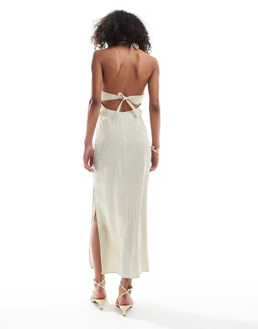 Lino Abito Lungo Vestito Sorrento Taormina 24 Long Dress In Fil Coupé - Foto 9