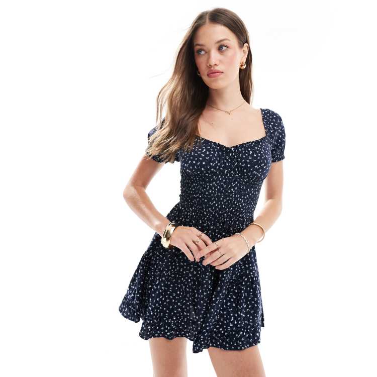 Bershka vestito blu clearance