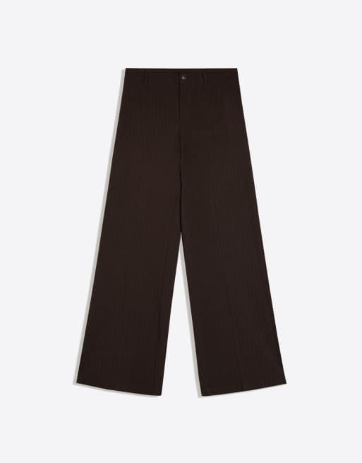 Bershka vida byxor i brunt, 5 av 5