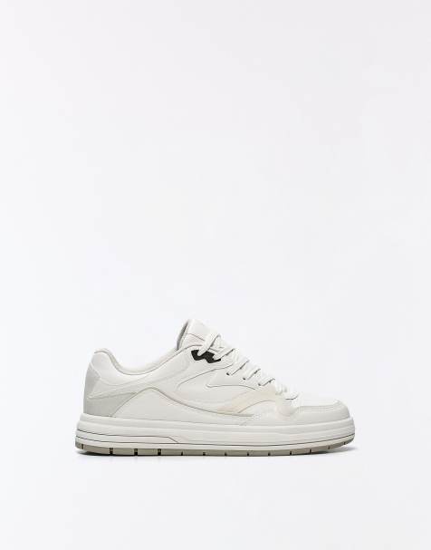 Bershka – Vita grova sneakers - view 1