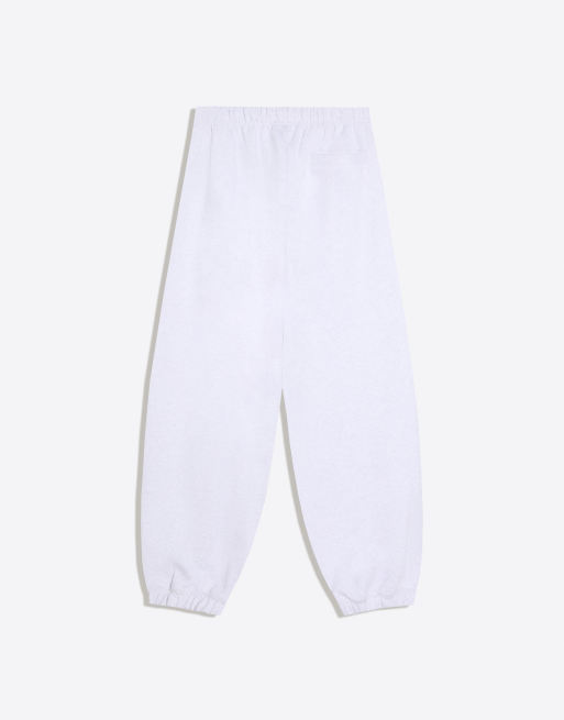 Bershka Volumen-Jogger in Hellgrau, 5 von 5