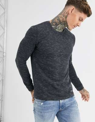 grey waffle jumper