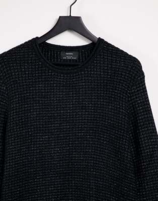 navy wool jumper womens