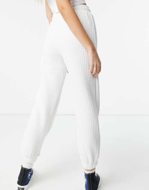 Bershka white sweatpants new arrivals