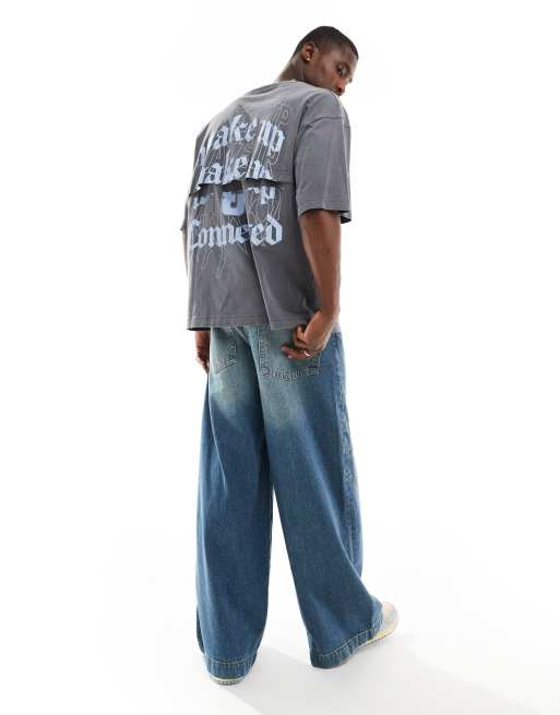 [ JEANS] Bubble Back T-shirt ★人気★ 206364543-1-charcoal