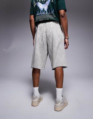 Bershka Washed Shorts