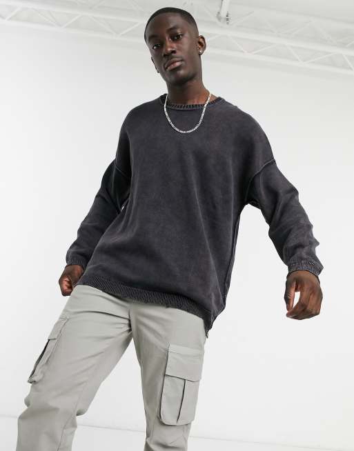 Grey washed sweatshirt new arrivals