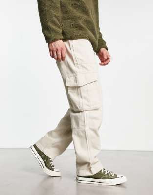TW CARGO PANTS ベージュ Zara Tan Cargo Pants | Grailed