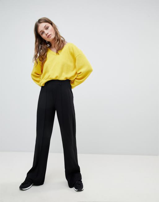 bershka wide leg joggers