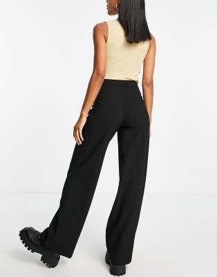 bershka wide leg trousers