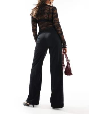BERSHKA WIDE LEG TAILORED PANTS 