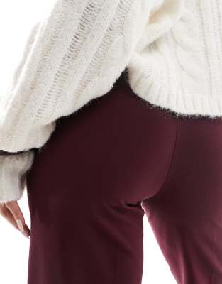 BERSHKA WIDE LEG TAILORED PANTS 