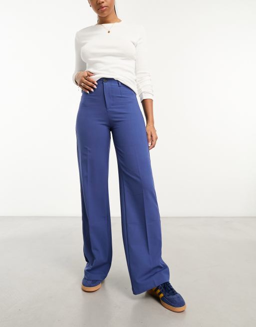 Daisy Street high waisted bengaline pants with belt in sage - part of a set