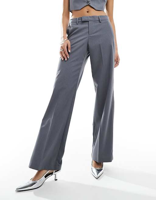 Bershka wide leg tailored pants in gray - part of a set | ASOS Bershka wide leg tailored pants in gray - part of a set | ASOS