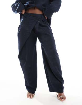 BERSHKA WIDE LEG TAILORED PANTS 