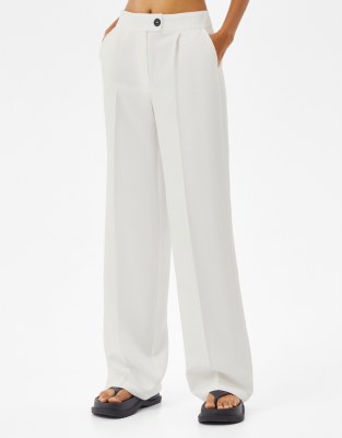 bershka wide leg trousers
