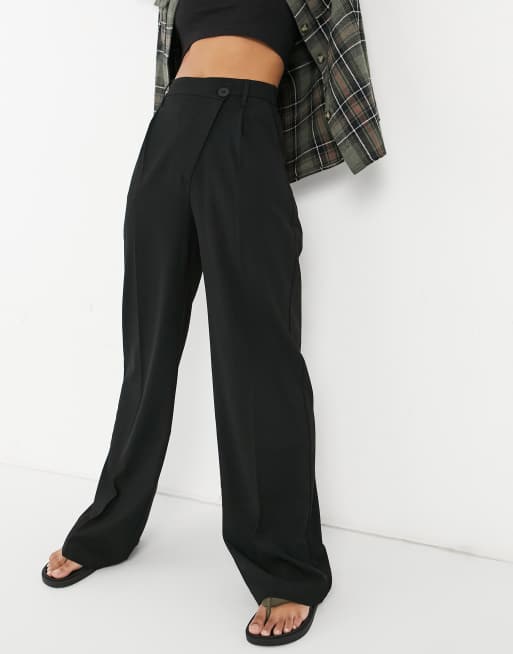 Pantalones paper bag bershka hot sale