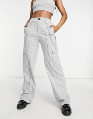 wide leg pants with pockets