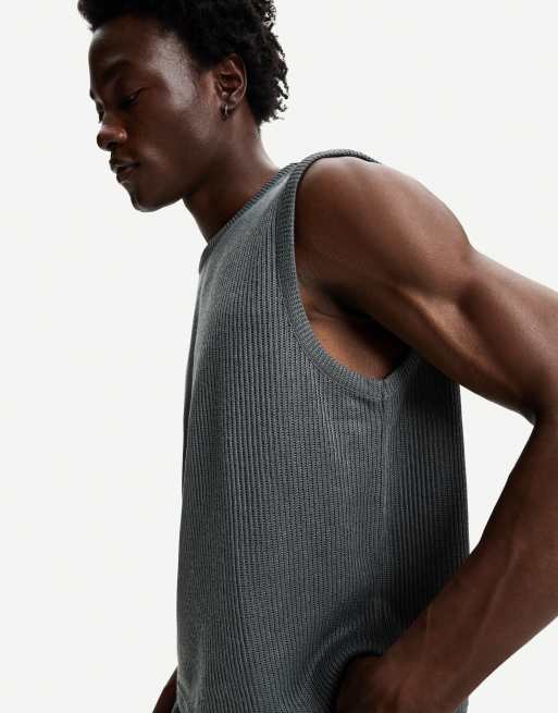 Bershka worker waistcoat in grey | ASOS