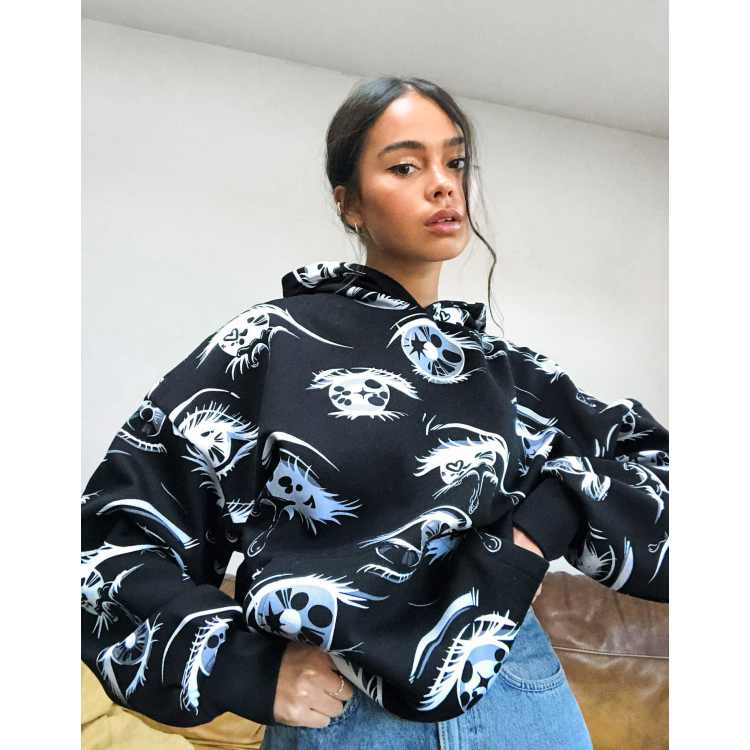 Sudadera billie eilish online blanca bershka