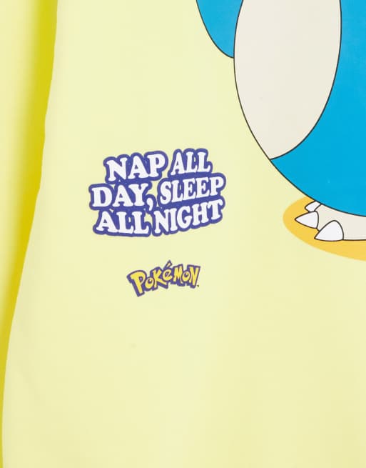 Bershka x Pokemon – Żółta bluza z kapturem i nadrukiem, 3 z 4