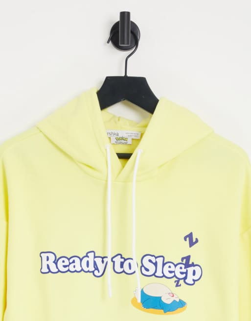Bershka x Pokemon – Żółta bluza z kapturem i nadrukiem, 4 z 4