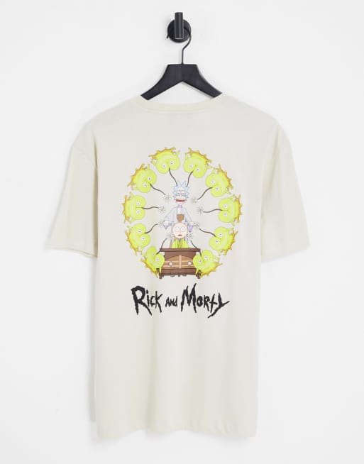 Bershka x rick and morty back print | ASOS