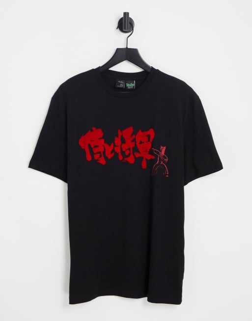Bershka x Rick and Morty printed t-shirt in black, 2 of 4