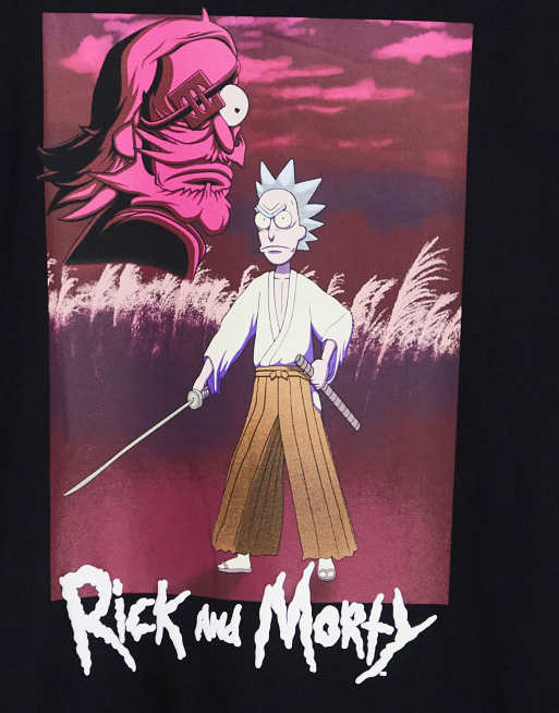 Bershka rick best sale and morty sweatshirt