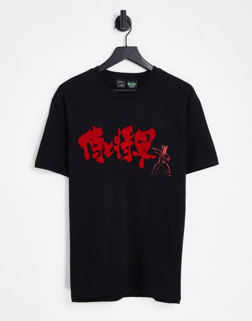 Bershka x Rick and Morty - T-shirt met print in zwart