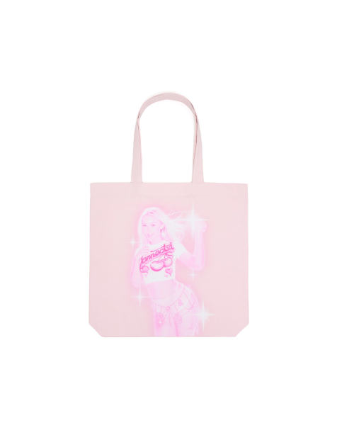 Bershka - Z. Larsson - Maxi borsa rosa - view 1