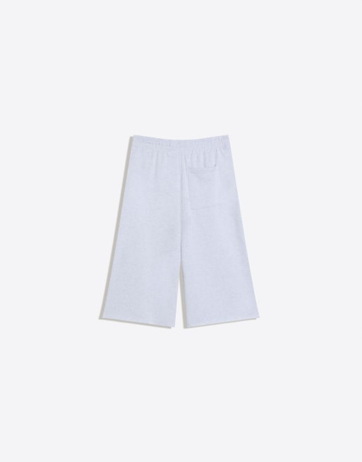 Bershka - Zachte bermudashorts in lichtgrijs, 6 van 6