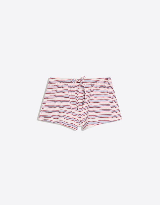 Bershka - Zachte short met elastische taille in wit, 4 van 4