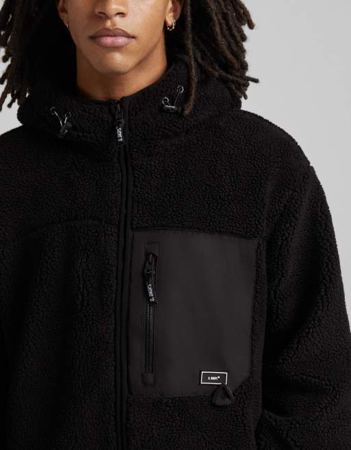 Black teddy borg store jacket