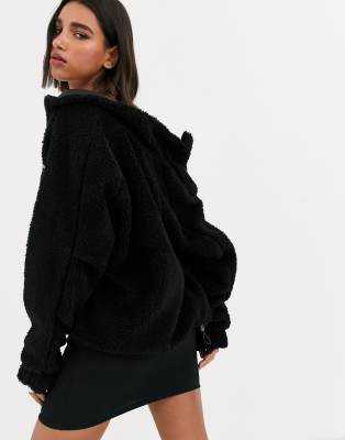 black teddy fleece