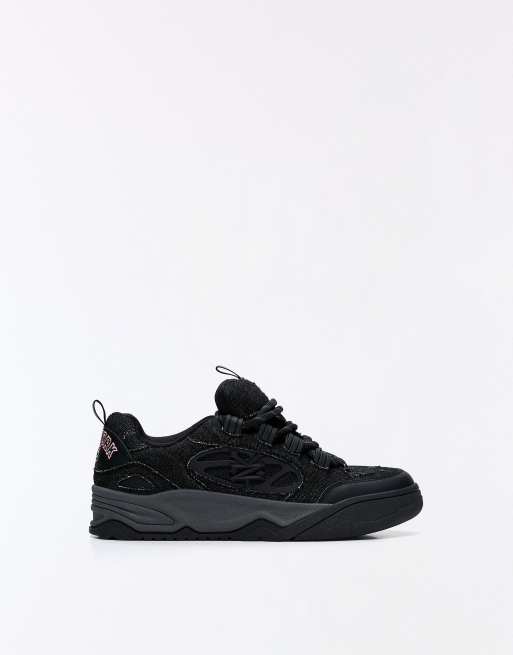 Bershka Zoo York baskets de skate noires, 2 de 5