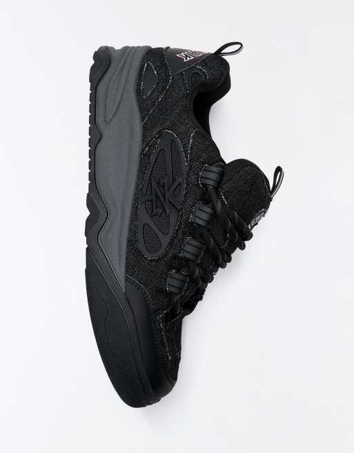 Bershka Zoo York baskets de skate noires, 5 de 5